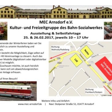 Ausstellung & Selbstfahrtage 2017